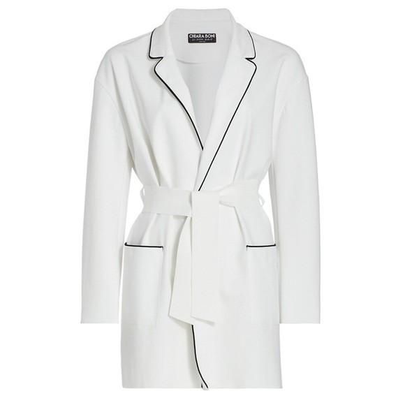 Chiara Boni La Petite Robe Giglaffy Waist Tie Blazer size 12 NWT - Picture 1 of 4